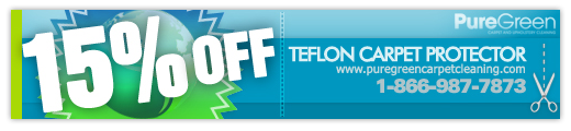 15% off coupon for carpet teflon protector